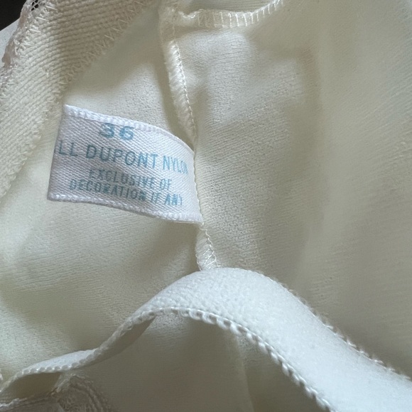 Van Raalte pristine vintage teddy in cream - Picture 10 of 11